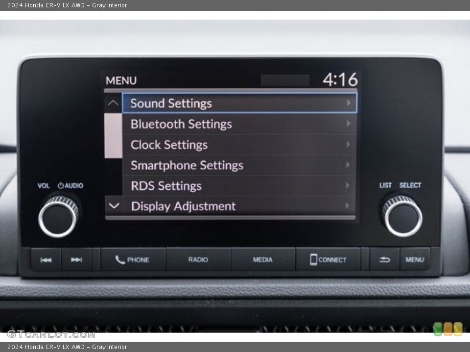 Gray Interior Controls for the 2024 Honda CR-V LX AWD #146501037