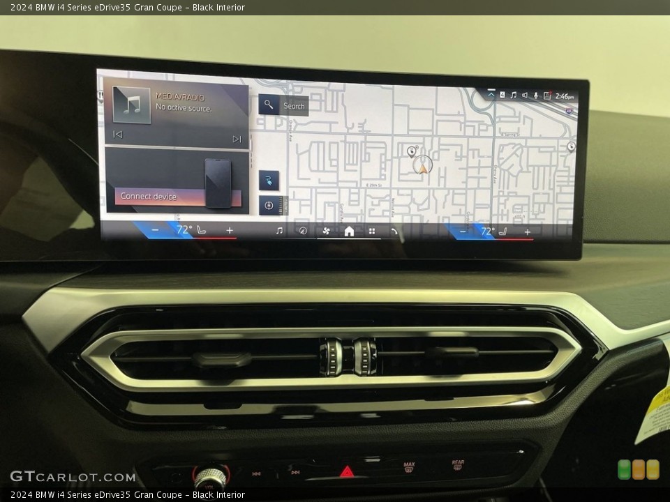 Black Interior Navigation for the 2024 BMW i4 Series eDrive35 Gran Coupe #146501200
