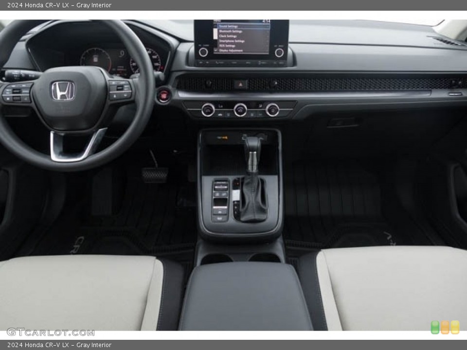 Gray Interior Dashboard for the 2024 Honda CR-V LX #146501530