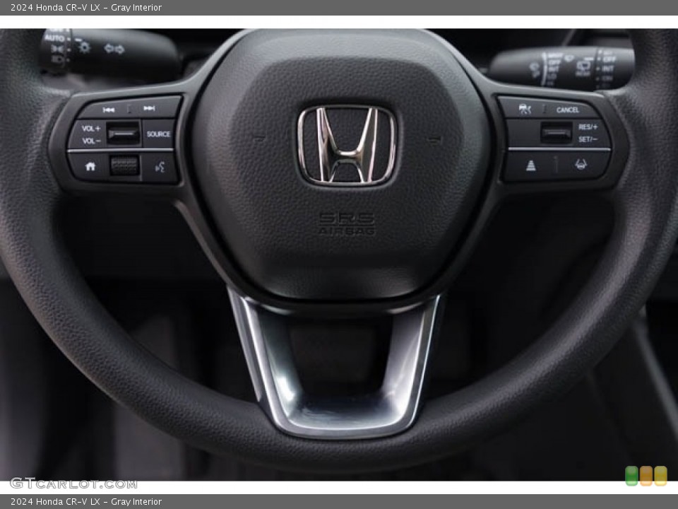 Gray Interior Steering Wheel for the 2024 Honda CR-V LX #146501554