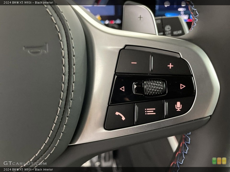 Black Interior Steering Wheel for the 2024 BMW X5 M60i #146501650