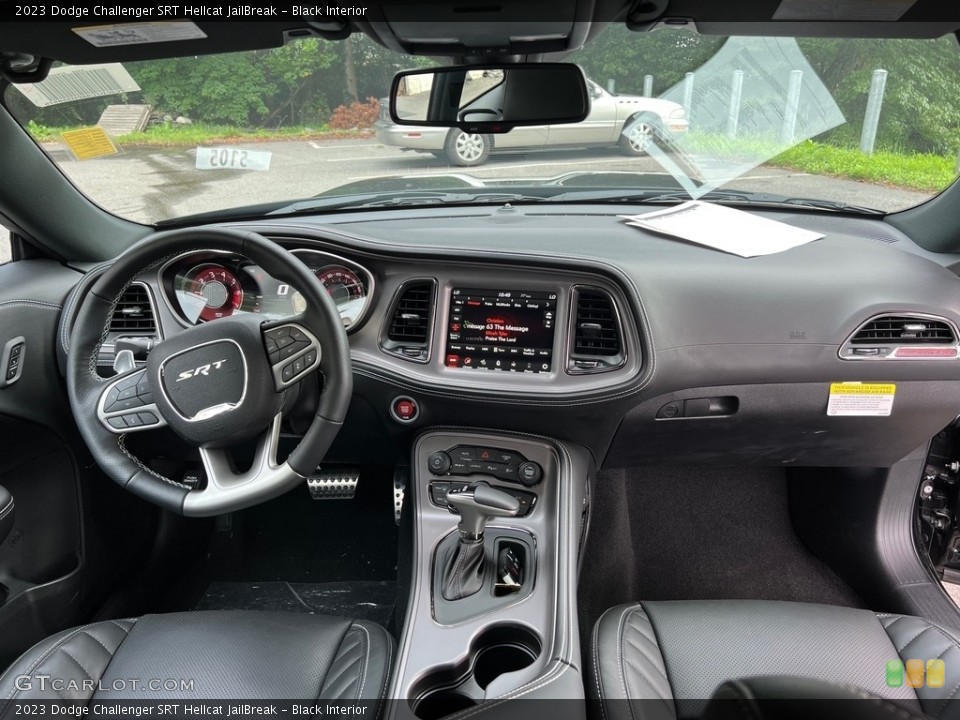Black Interior Front Seat for the 2023 Dodge Challenger SRT Hellcat JailBreak #146501734
