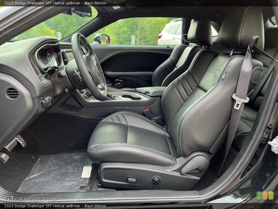 Black Interior Photo for the 2023 Dodge Challenger SRT Hellcat JailBreak #146501752