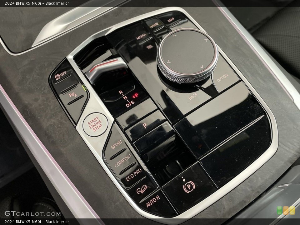 Black Interior Controls for the 2024 BMW X5 M60i #146501848