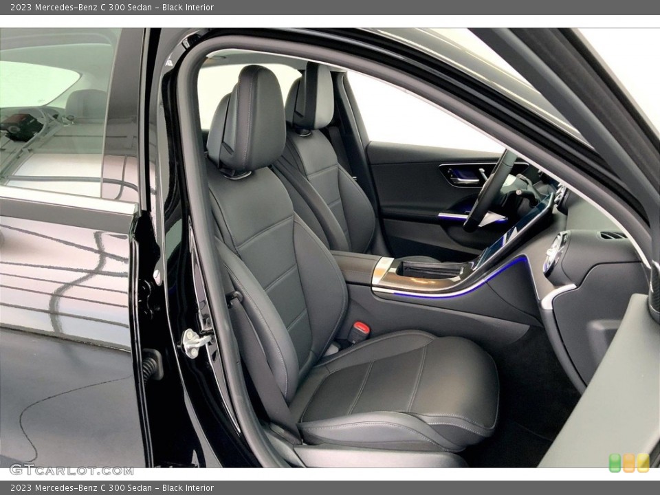 Black Interior Front Seat for the 2023 Mercedes-Benz C 300 Sedan #146501851