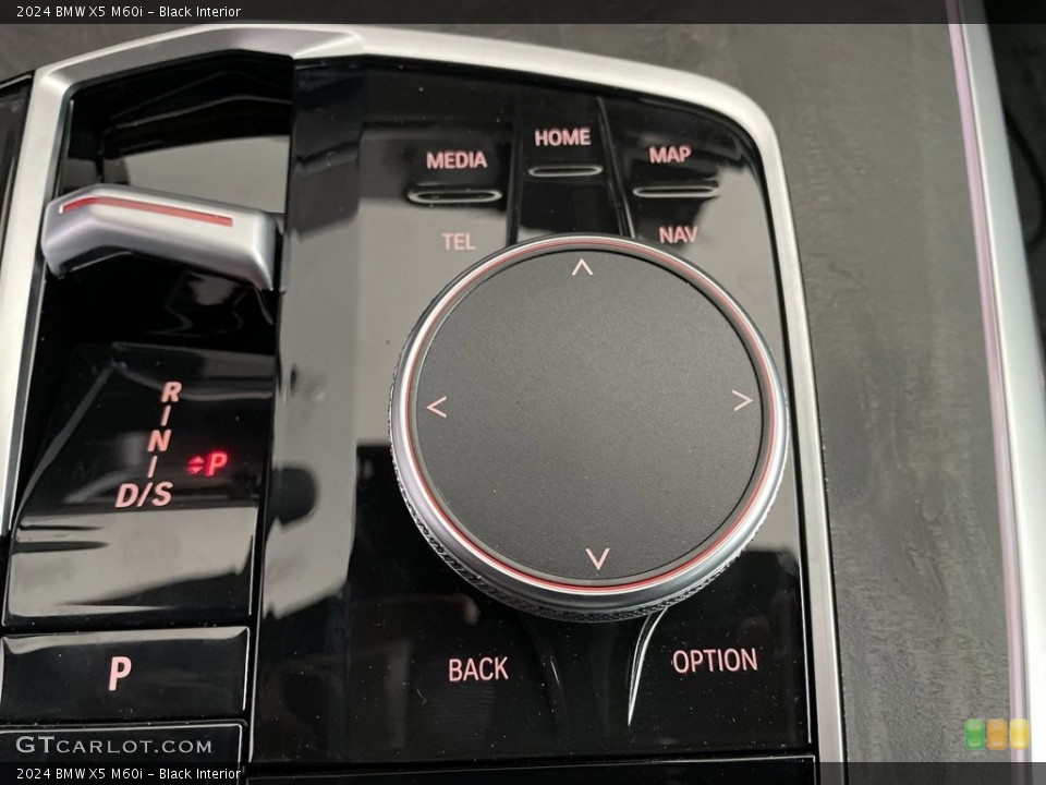 Black Interior Controls for the 2024 BMW X5 M60i #146501890