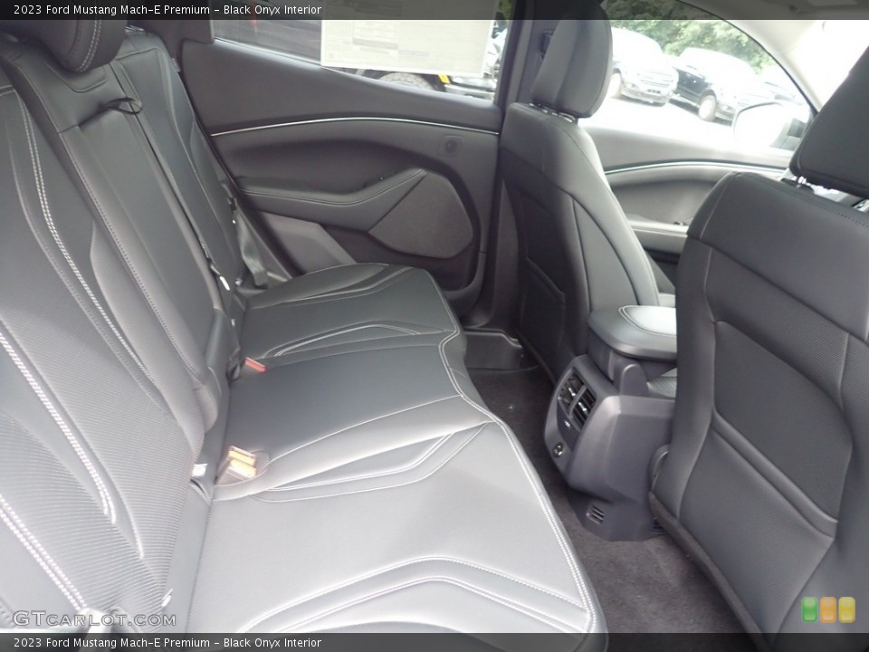 Black Onyx Interior Rear Seat for the 2023 Ford Mustang Mach-E Premium #146502085