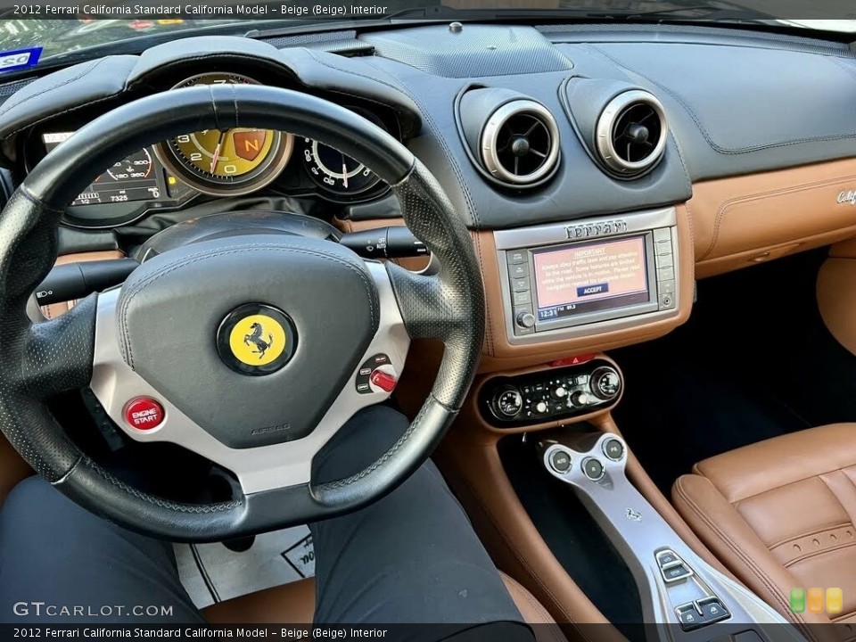 Beige (Beige) Interior Dashboard for the 2012 Ferrari California  #146502208