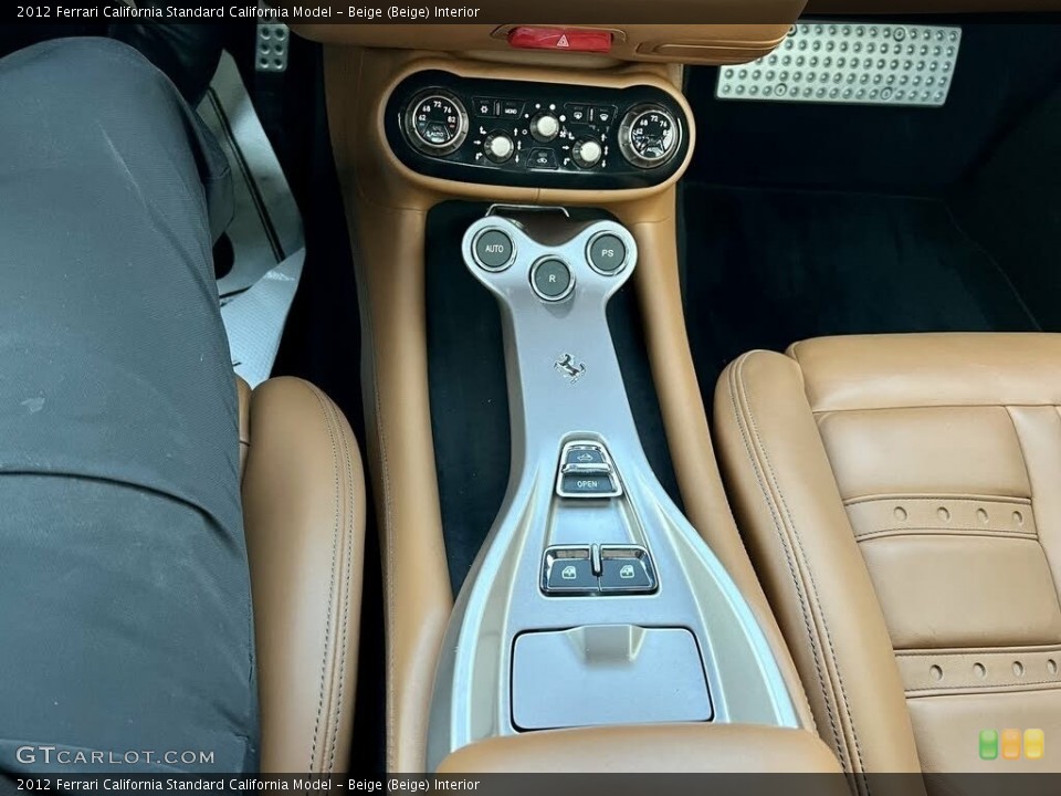 Beige (Beige) Interior Controls for the 2012 Ferrari California  #146502280