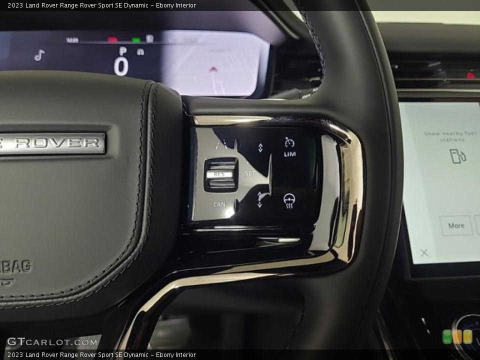 Ebony Interior Steering Wheel for the 2023 Land Rover Range Rover Sport SE Dynamic #146502586