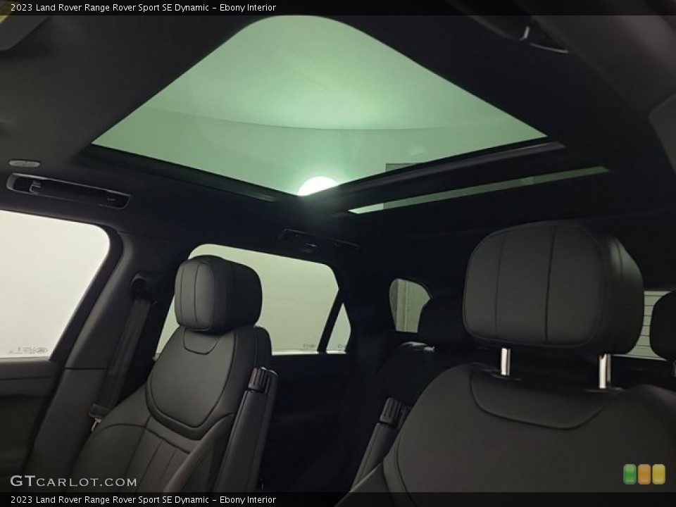 Ebony Interior Sunroof for the 2023 Land Rover Range Rover Sport SE Dynamic #146502697
