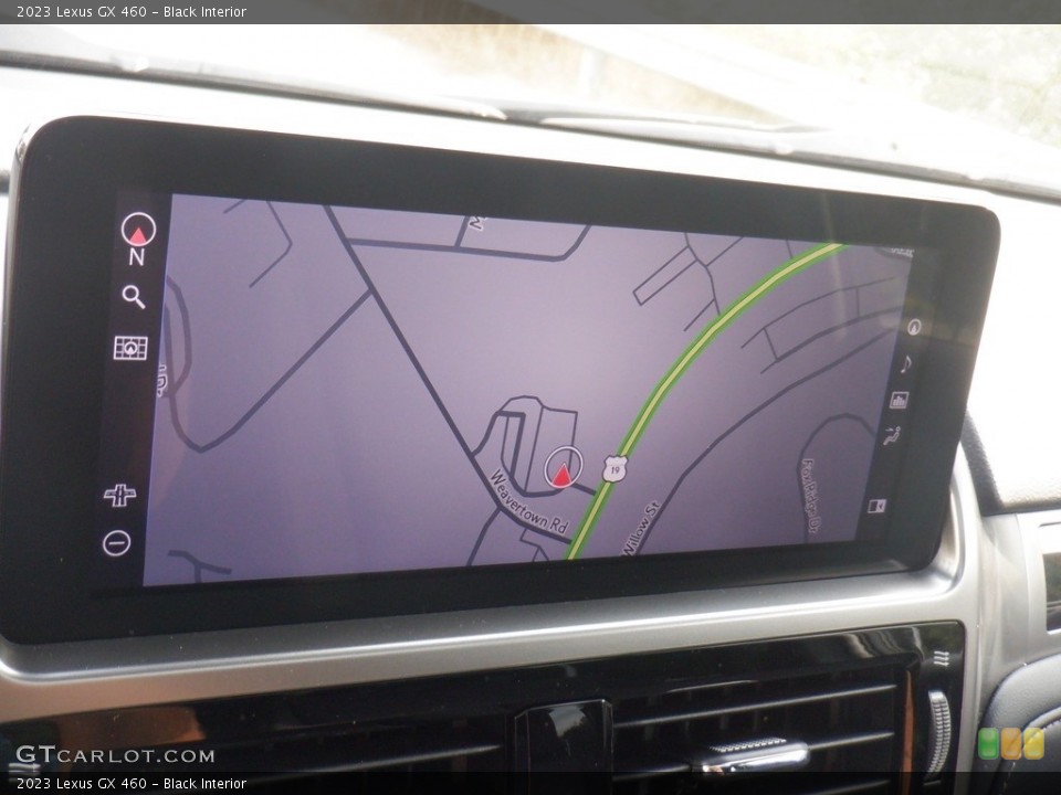 Black Interior Navigation for the 2023 Lexus GX 460 #146503171