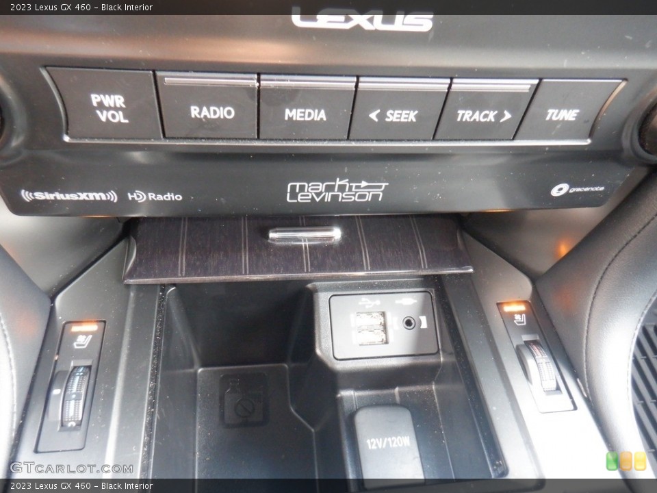 Black Interior Controls for the 2023 Lexus GX 460 #146503342