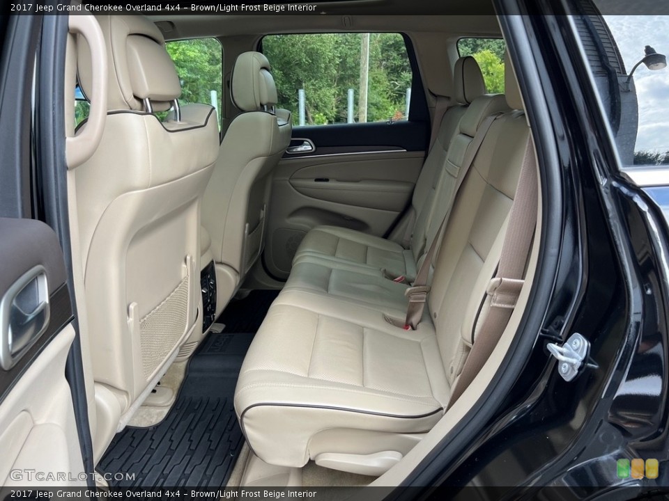 Brown/Light Frost Beige Interior Rear Seat for the 2017 Jeep Grand Cherokee Overland 4x4 #146503903