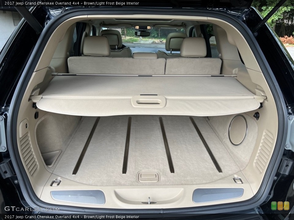 Brown/Light Frost Beige Interior Trunk for the 2017 Jeep Grand Cherokee Overland 4x4 #146503924