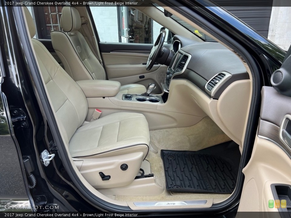 Brown/Light Frost Beige 2017 Jeep Grand Cherokee Interiors