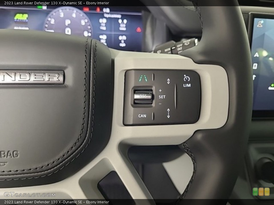 Ebony Interior Steering Wheel for the 2023 Land Rover Defender 130 X-Dynamic SE #146504083