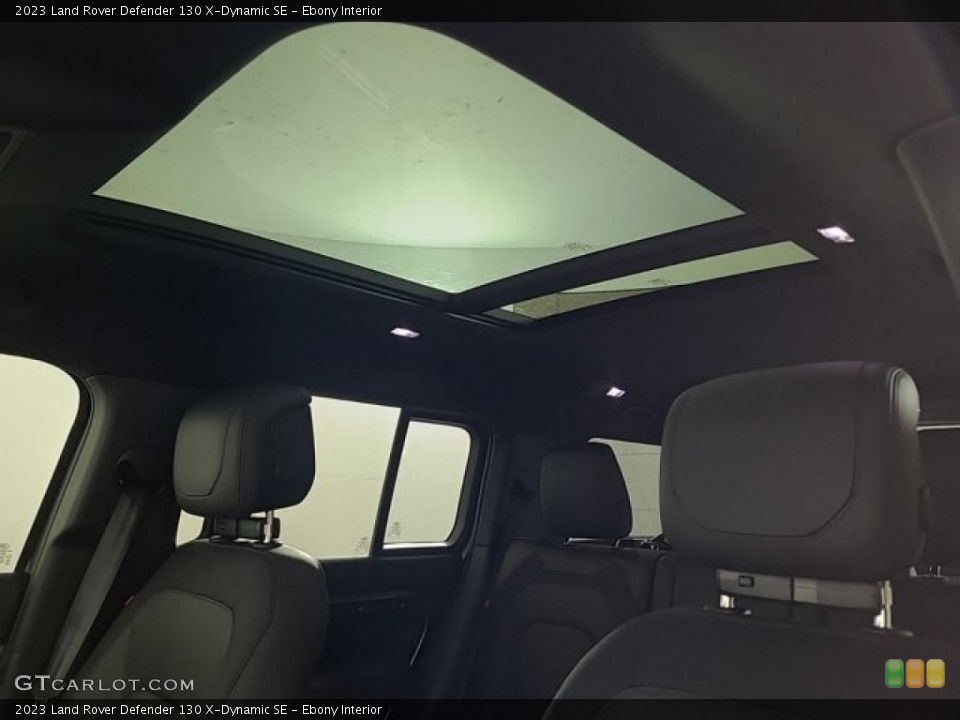 Ebony Interior Sunroof for the 2023 Land Rover Defender 130 X-Dynamic SE #146504179