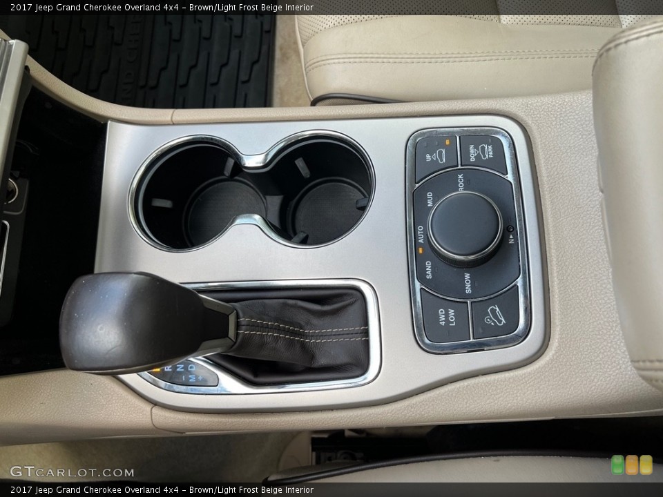 Brown/Light Frost Beige Interior Transmission for the 2017 Jeep Grand Cherokee Overland 4x4 #146504197