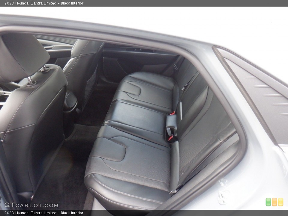 Black Interior Rear Seat for the 2023 Hyundai Elantra Limited #146504518