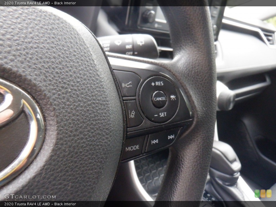 Black Interior Steering Wheel for the 2020 Toyota RAV4 LE AWD #146504809