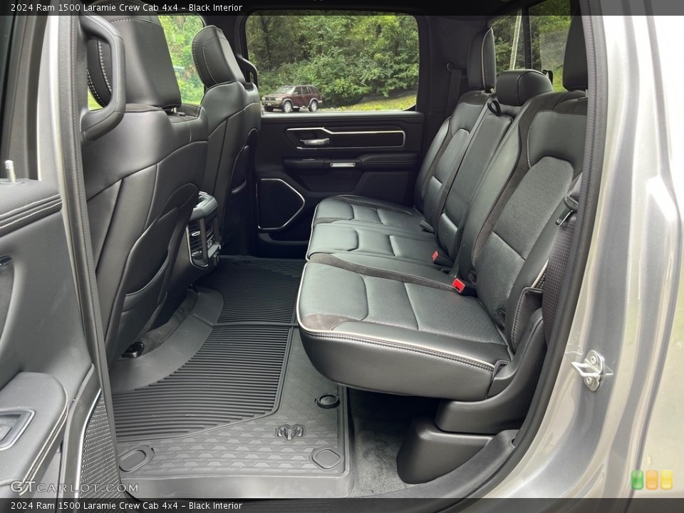 Black Interior Rear Seat for the 2024 Ram 1500 Laramie Crew Cab 4x4 #146505132