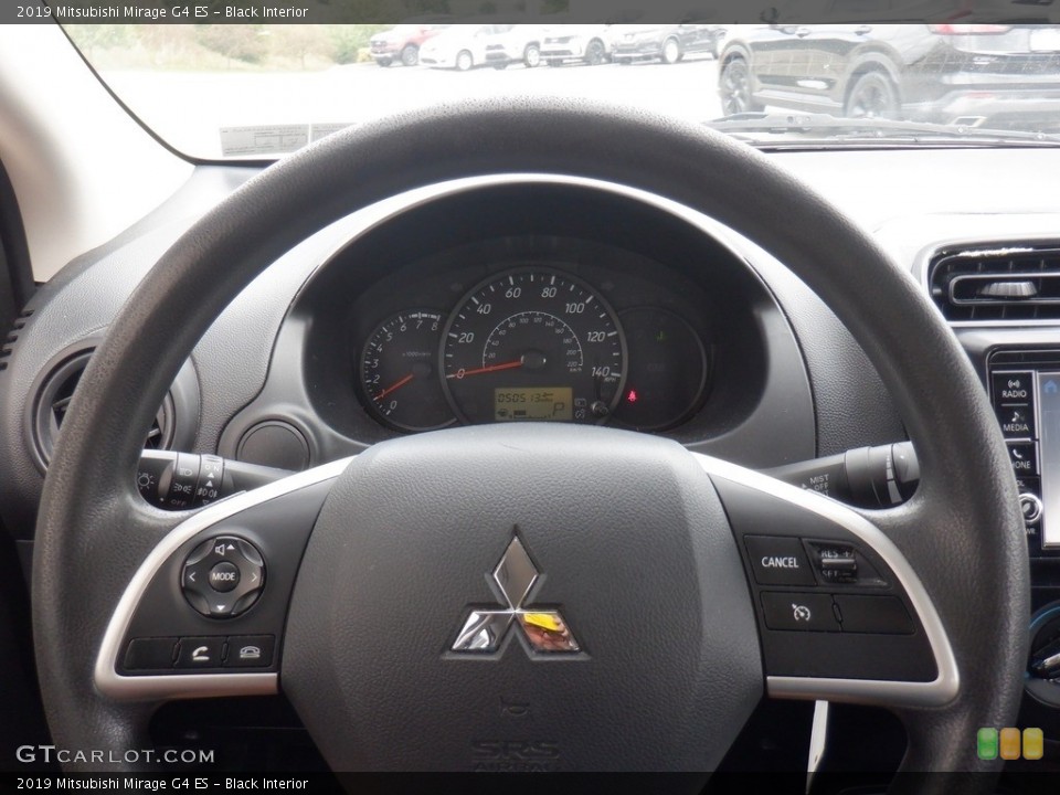 Black Interior Steering Wheel for the 2019 Mitsubishi Mirage G4 ES #146505982