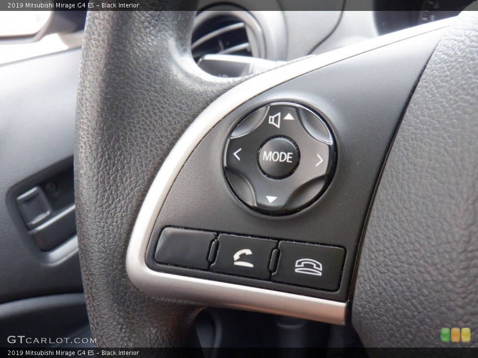 Black Interior Steering Wheel for the 2019 Mitsubishi Mirage G4 ES #146505991