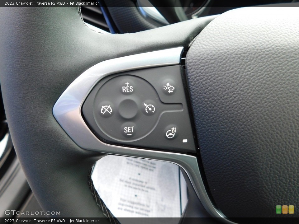 Jet Black Interior Steering Wheel for the 2023 Chevrolet Traverse RS AWD #146506906