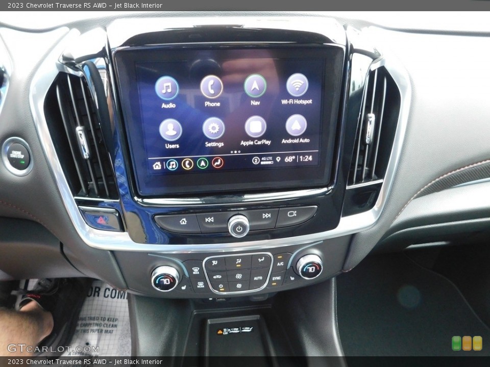 Jet Black Interior Controls for the 2023 Chevrolet Traverse RS AWD #146506915