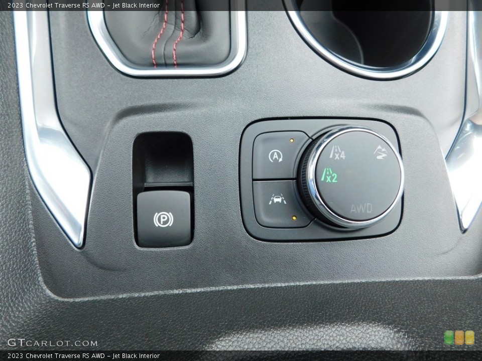Jet Black Interior Controls for the 2023 Chevrolet Traverse RS AWD #146506942
