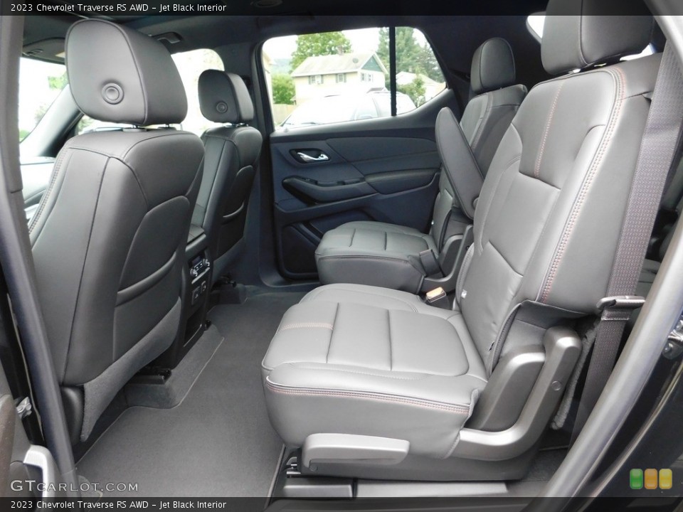 Jet Black Interior Rear Seat for the 2023 Chevrolet Traverse RS AWD #146506963