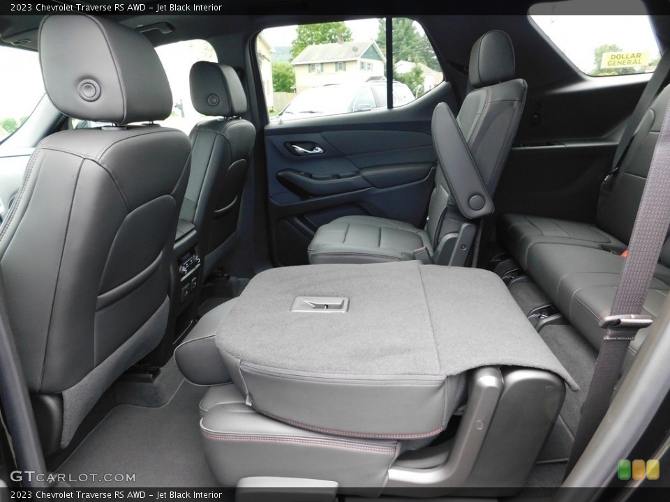 Jet Black Interior Rear Seat for the 2023 Chevrolet Traverse RS AWD #146506966