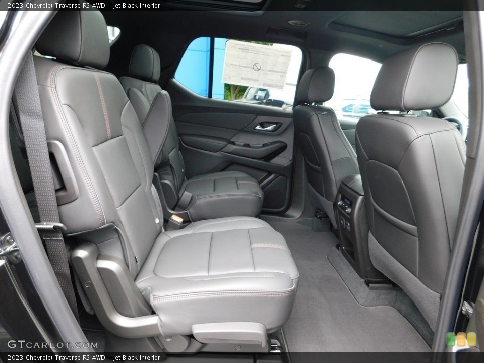 Jet Black Interior Rear Seat for the 2023 Chevrolet Traverse RS AWD #146506984
