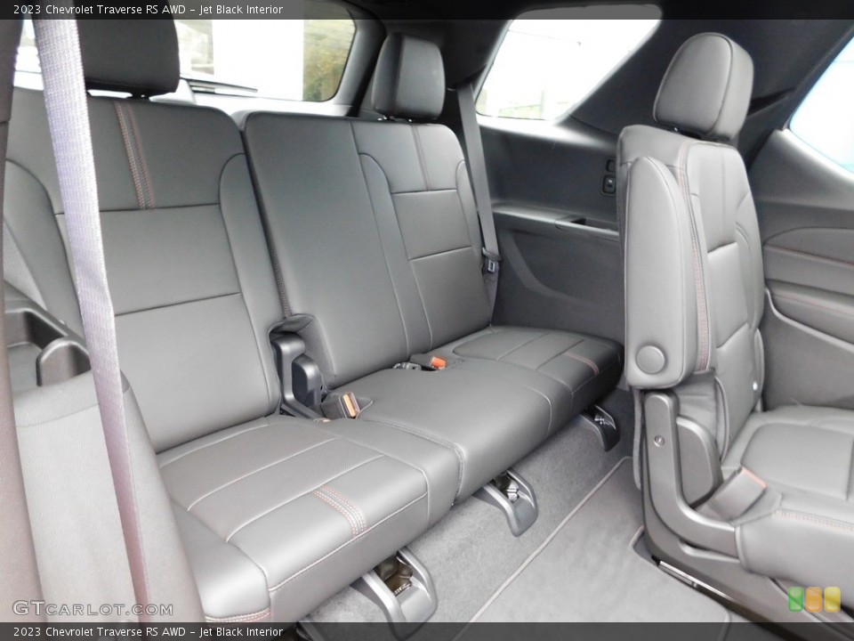 Jet Black Interior Rear Seat for the 2023 Chevrolet Traverse RS AWD #146506990