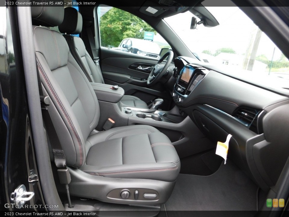Jet Black Interior Front Seat for the 2023 Chevrolet Traverse RS AWD #146506996