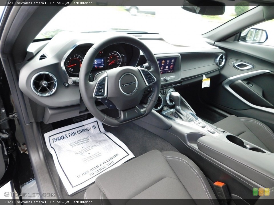 Jet Black 2023 Chevrolet Camaro Interiors