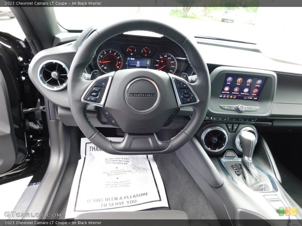 Jet Black Interior Dashboard for the 2023 Chevrolet Camaro LT Coupe #146507071