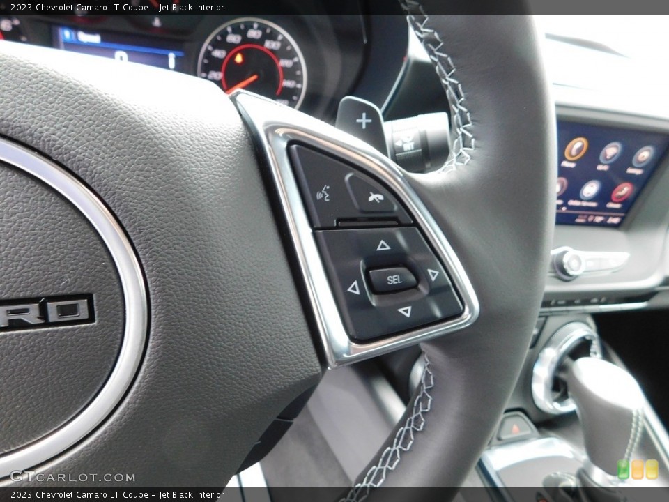 Jet Black Interior Steering Wheel for the 2023 Chevrolet Camaro LT Coupe #146507077