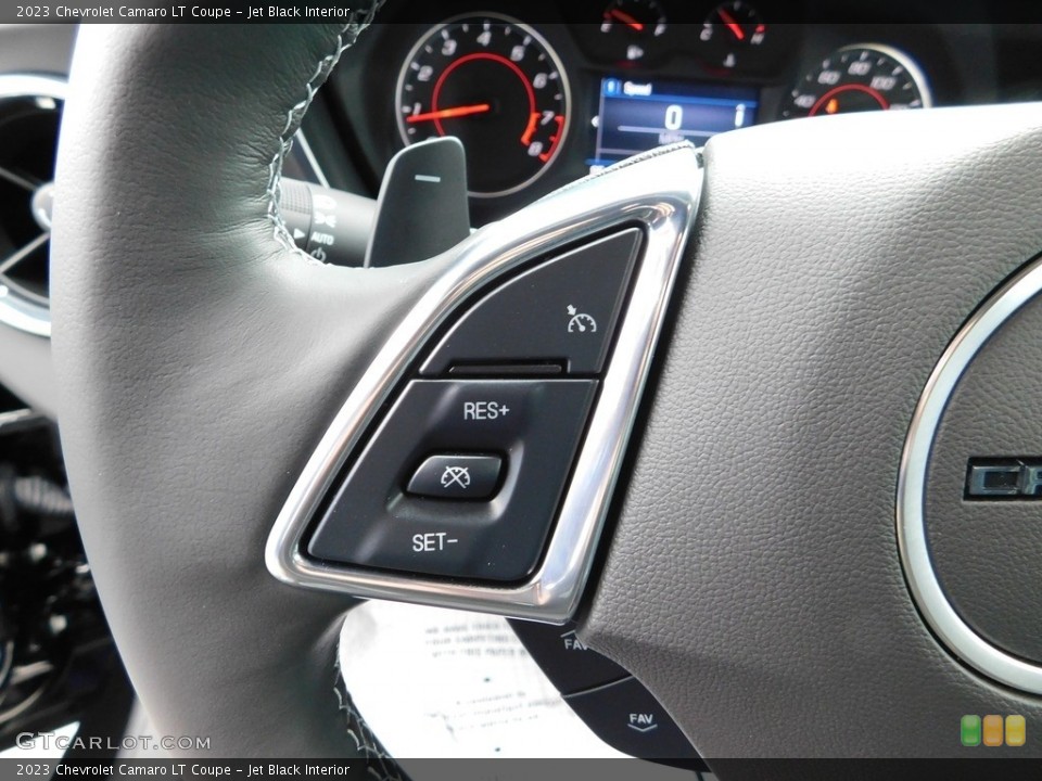 Jet Black Interior Steering Wheel for the 2023 Chevrolet Camaro LT Coupe #146507080