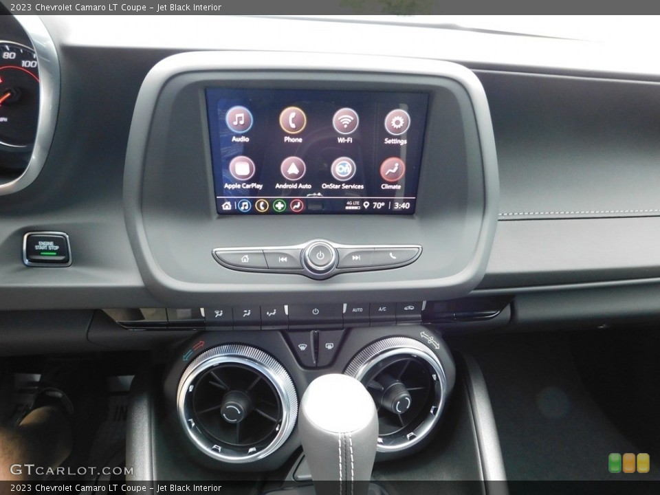 Jet Black Interior Controls for the 2023 Chevrolet Camaro LT Coupe #146507086