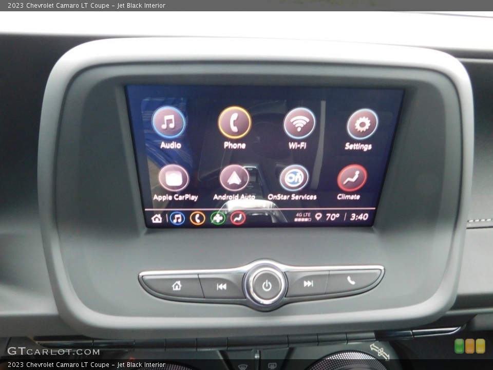 Jet Black Interior Controls for the 2023 Chevrolet Camaro LT Coupe #146507089