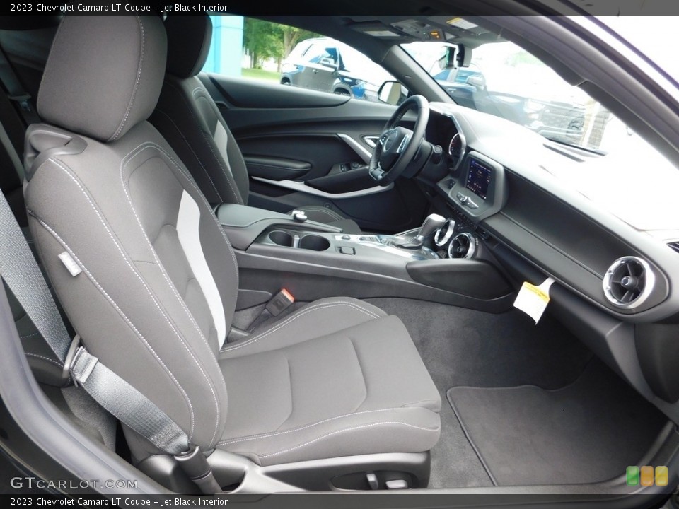 Jet Black Interior Front Seat for the 2023 Chevrolet Camaro LT Coupe #146507119