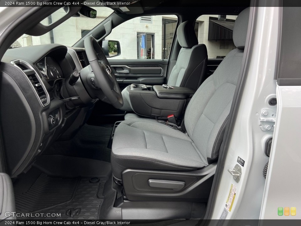 Diesel Gray/Black Interior Photo for the 2024 Ram 1500 Big Horn Crew Cab 4x4 #146507347
