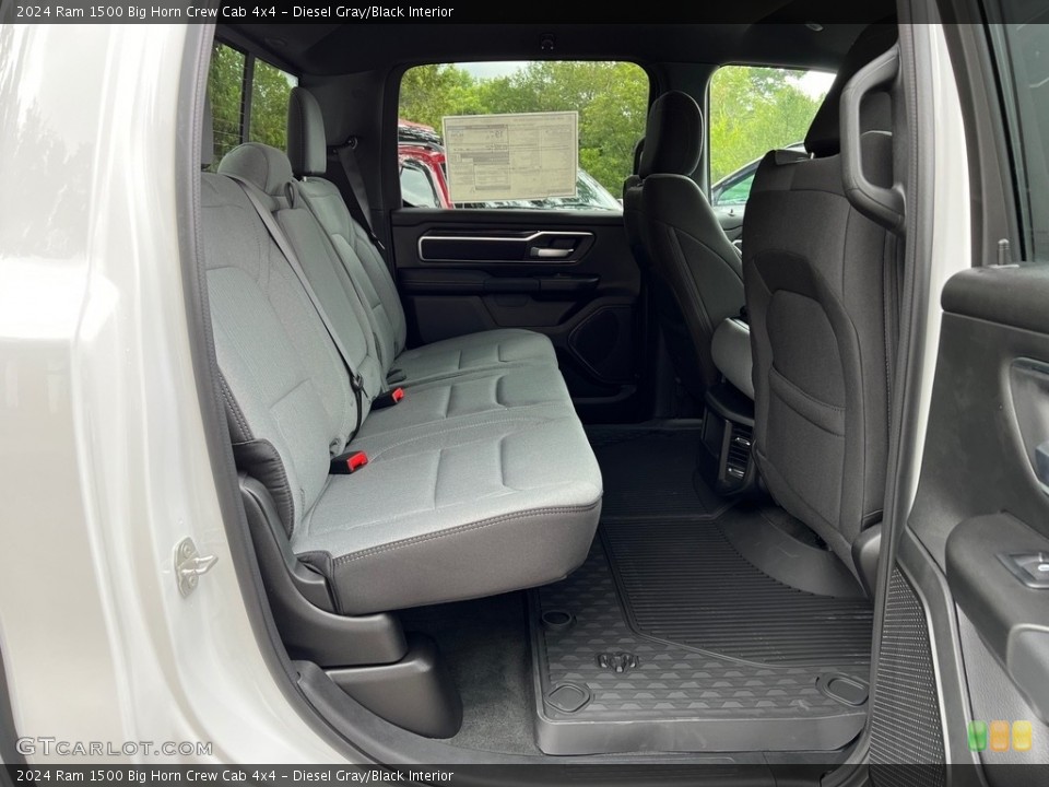 Diesel Gray/Black Interior Rear Seat for the 2024 Ram 1500 Big Horn Crew Cab 4x4 #146507362