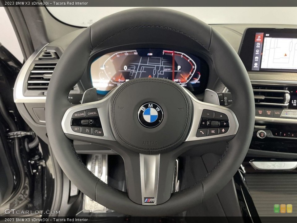 Tacora Red Interior Steering Wheel for the 2023 BMW X3 sDrive30i #146507880
