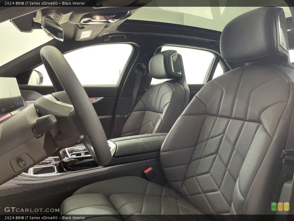Black 2024 BMW i7 Series Interiors