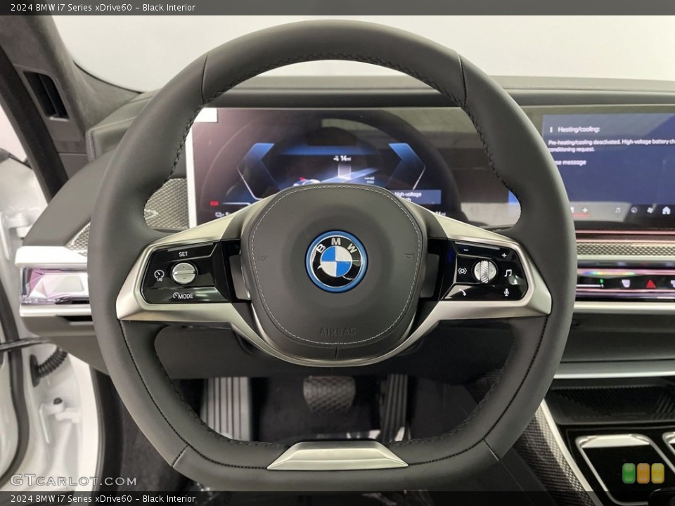 Black Interior Steering Wheel for the 2024 BMW i7 Series xDrive60 #146507914