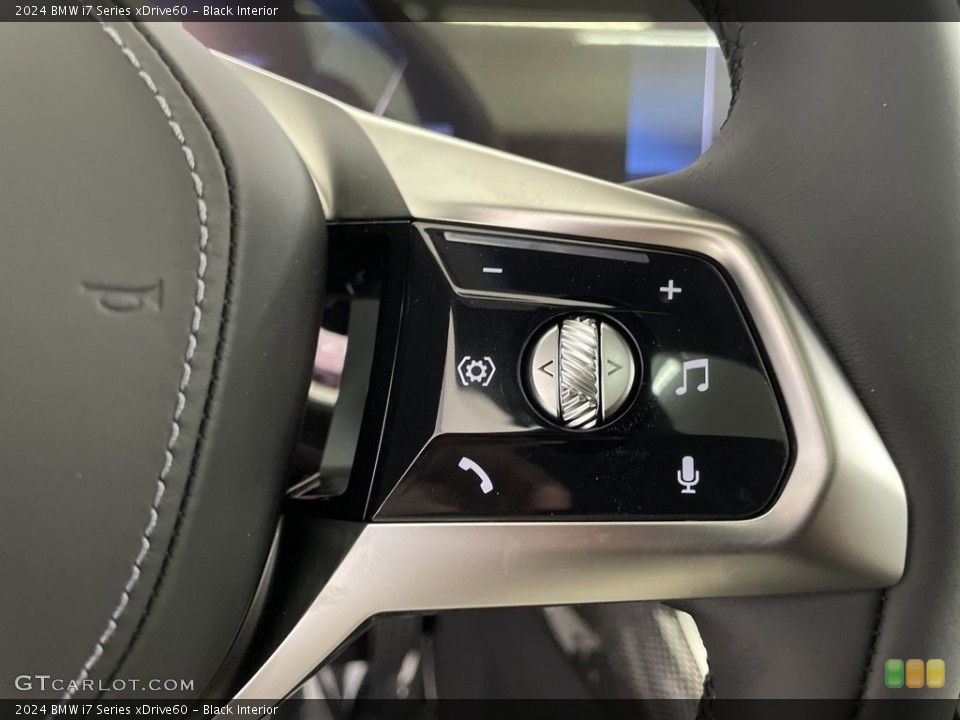 Black Interior Steering Wheel for the 2024 BMW i7 Series xDrive60 #146507961