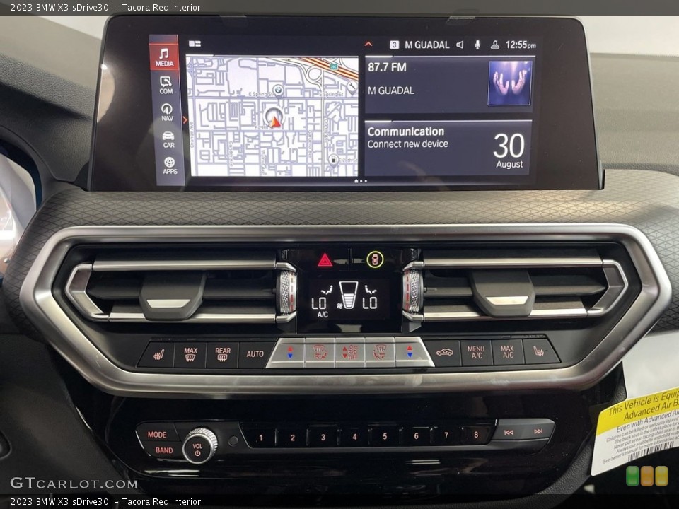 Tacora Red Interior Controls for the 2023 BMW X3 sDrive30i #146507975